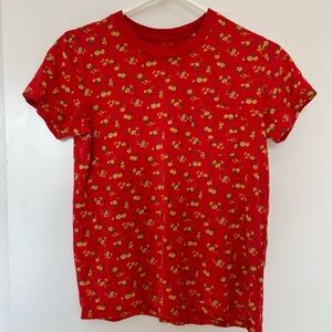 LEVIS Orange Floral Shirt